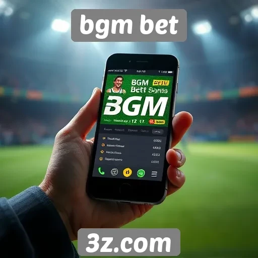 Experiência do usuário em dispositivos móveis no bgm bet